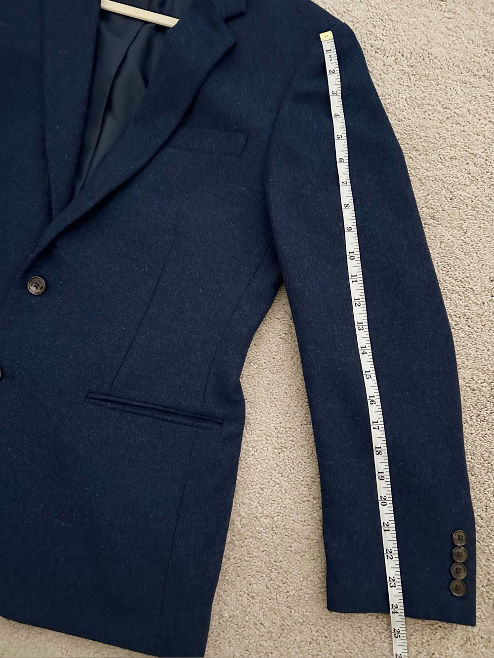 J. Crew Wool Thompson Blazer in Navy Blue - Fall / Office / Tailored - Picture 15 of 15